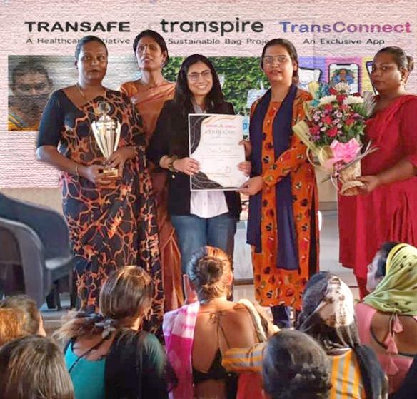 Teenage Social Entrepreneur Sia Sehgal felicitated by Kinnar Asmita Sanstha for initiatives to Empower Transgender Community of India